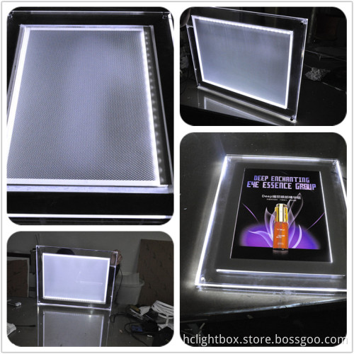 LED Acrylic Lghting Box Frame